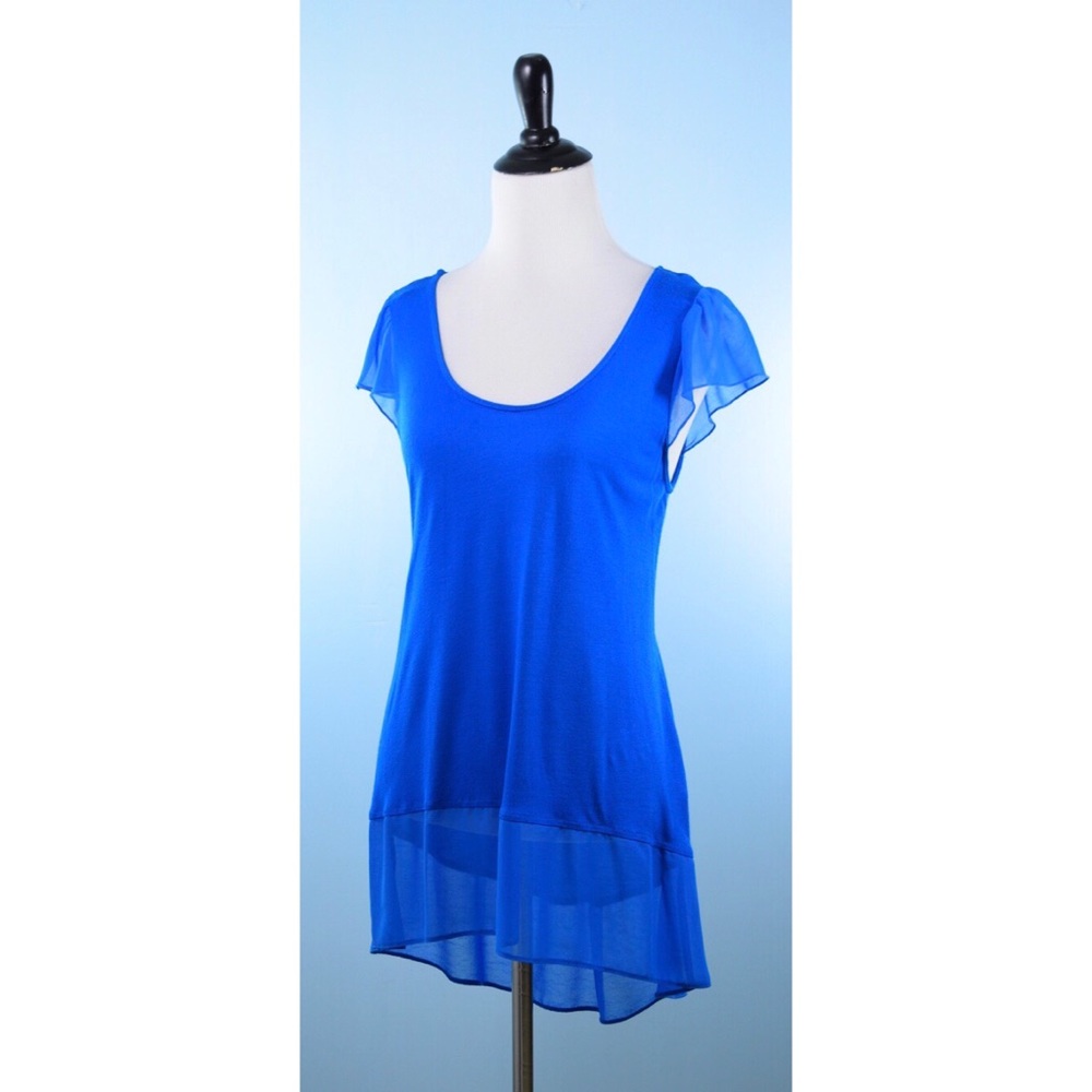 DOROTHY PERKINS sheer hem tunic top L